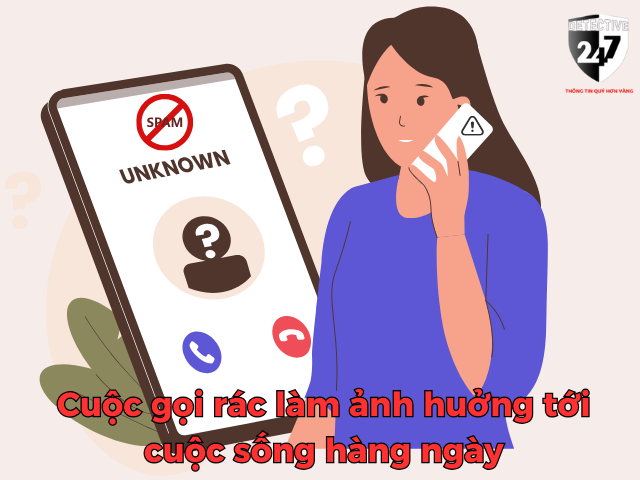 Cuộc gọi rác làm ảnh huởng tới cuộc sống hàng ngày