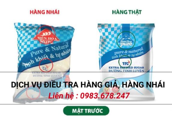 Dịch vụ điều tra hàng giả hàng nhái tận gốc
