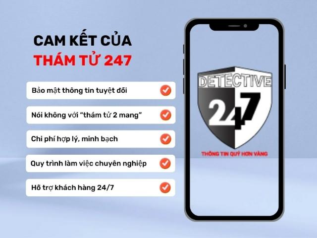 Cam kết của dịch vụ Thám Tử 247