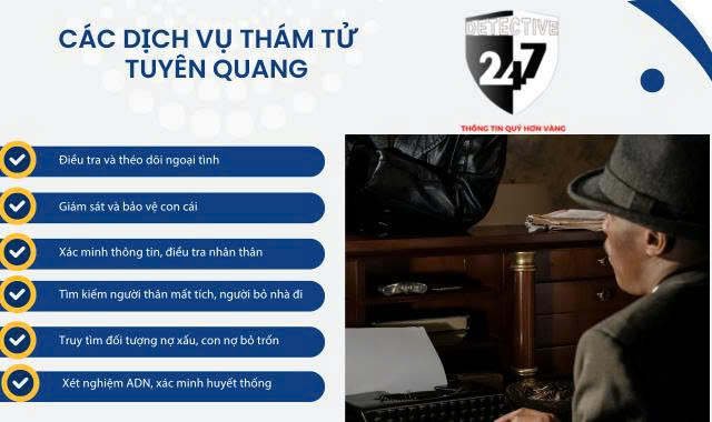 Các dịch vụ thám tử tuyên quang