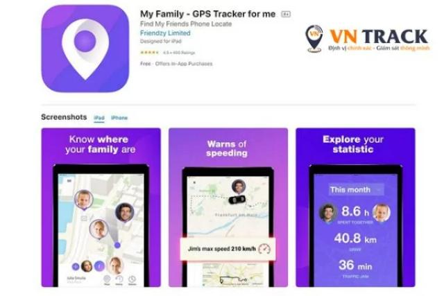Phần mềm My Family – GPS Tracker for Me 