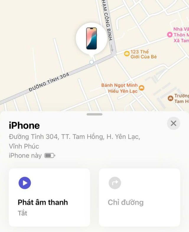 Chọn mục phát âm thanh