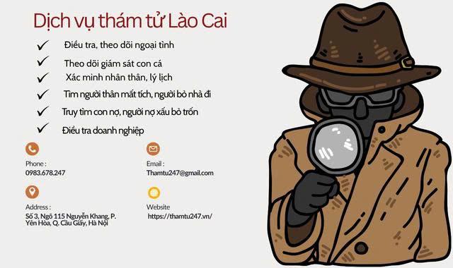 Dịch vụ thám tử Lào Cai tại thám tử 247