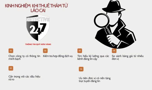 Kinh nghiệm khi thuê thám tử Lào Cai