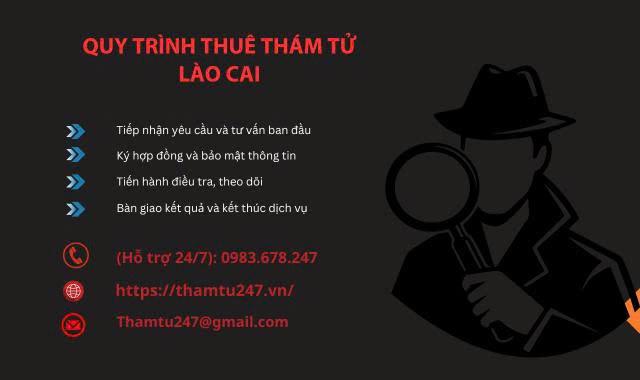 Quy trình thuê thám tử lào cai