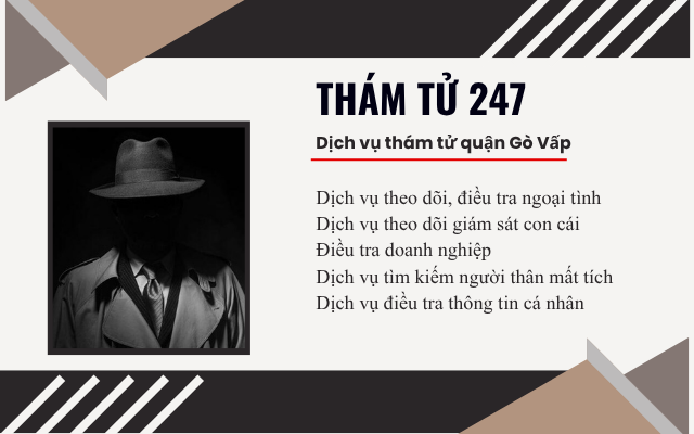 Thám tử 247 cung cấp dịch vụ uy tín, chất lượng
