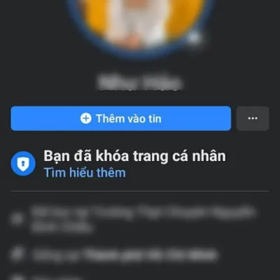 Ảnh bìa cách khóa bảo vệ trang cá nhân facebook